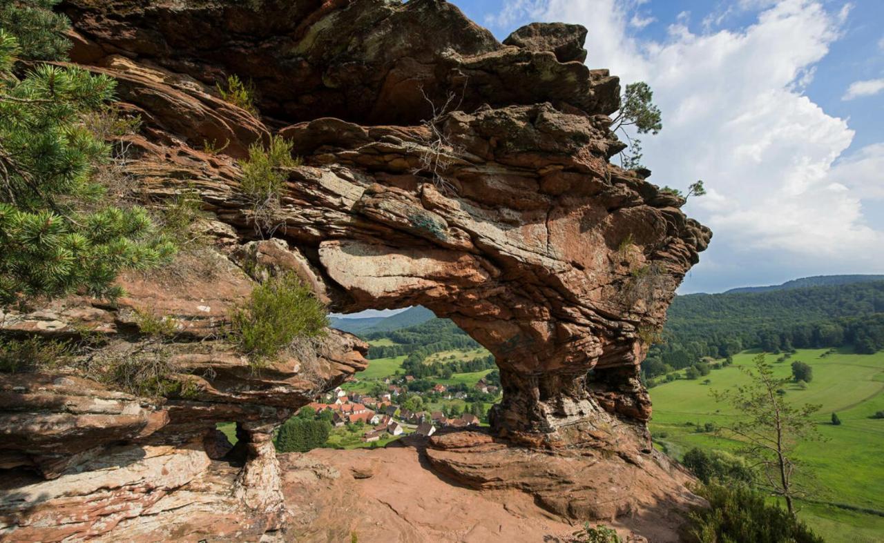 Au Wachtfels Obersteinbach Exterior foto
